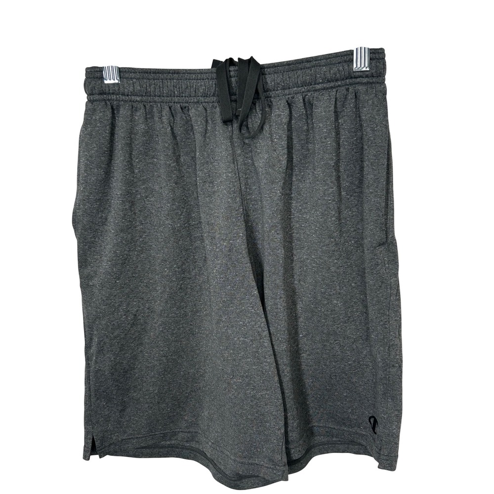 Champion Men's Gray‎ Athletic Shorts Front Pockets Drawstring Size Medium